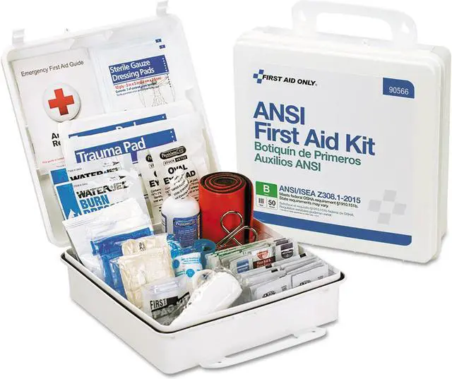 Alt view image 3 of 16 - ANSI 2015 Compliant  Class B Type III First Aid Kit for 50 People, 199 Pieces FAO90566