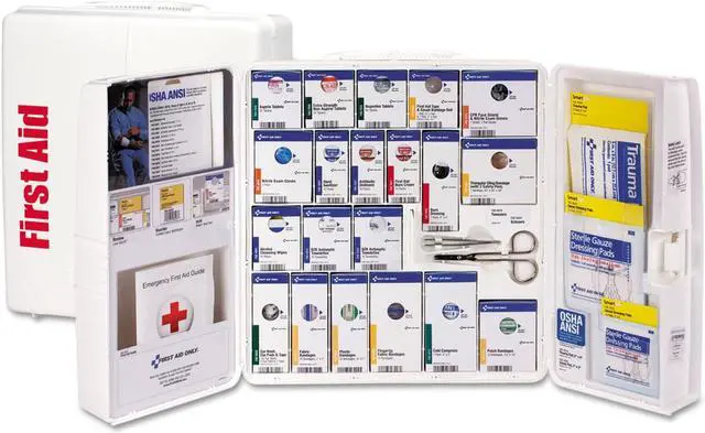 Alt view image 4 of 11 - SmartCompliance First Aid Station for 50 People, 241 Pieces ACM90608