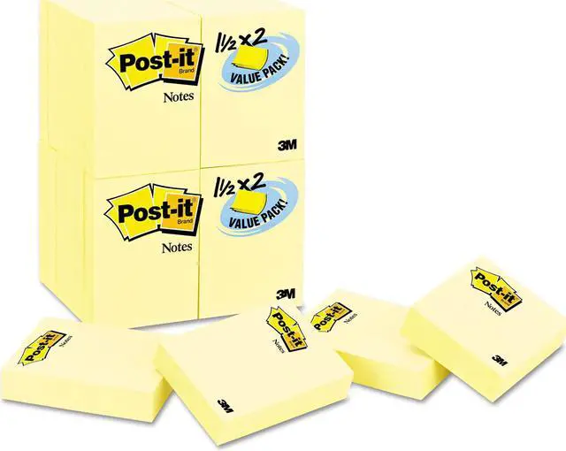 Alt view image 2 of 4 - 3M Post-it Canary Yellow Original Pads Value Pack
