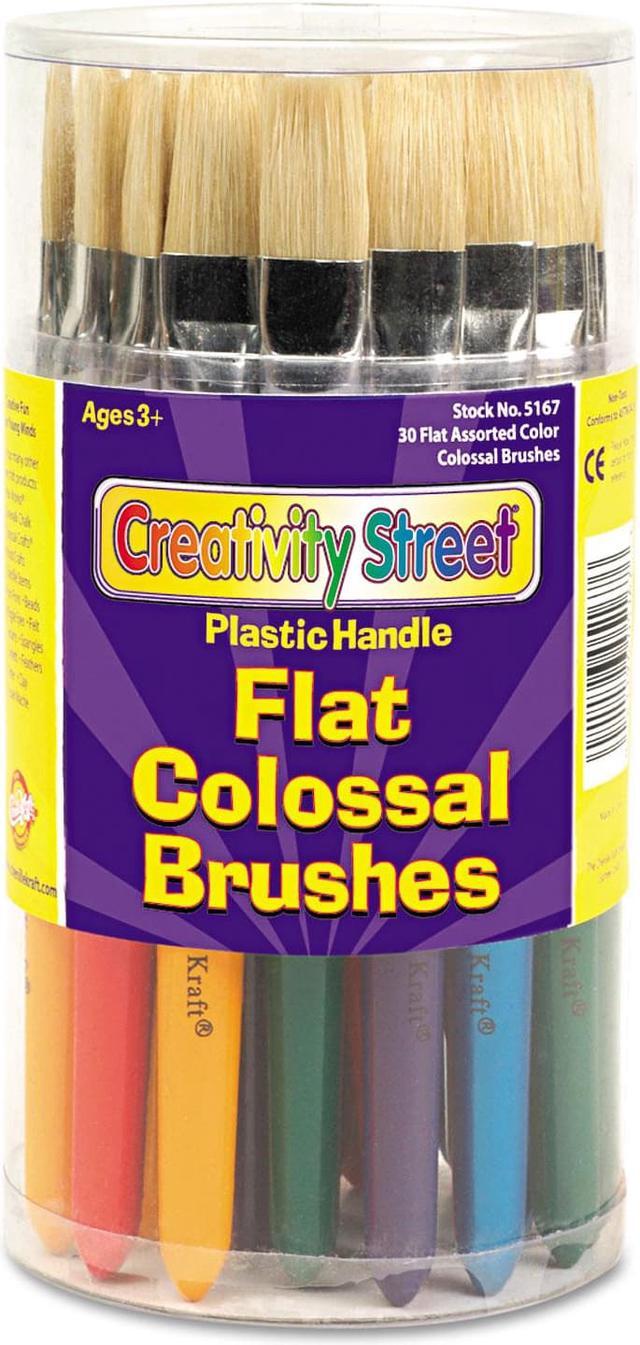 Colossal Brush, Natural Bristle, Flat Profile, 30/Set Colossal Brush, Natural Bristle, Flat Profile, 30/Set