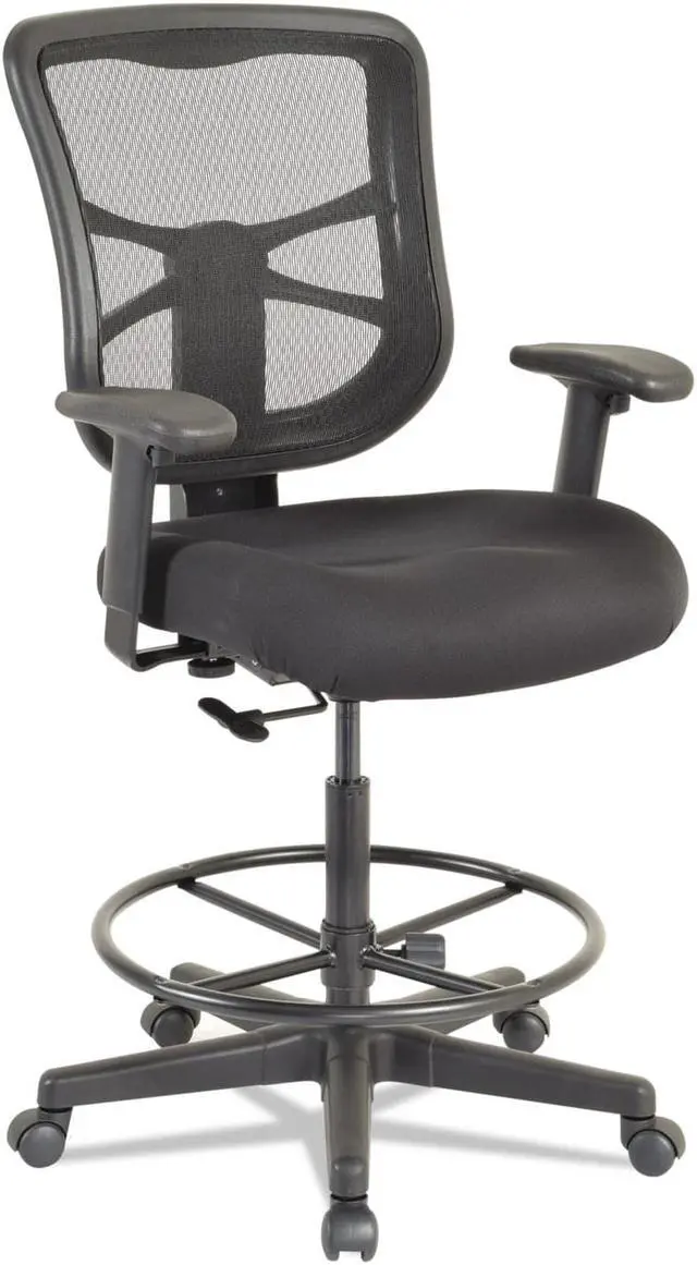 Alt view image 3 of 20 - Alera - EL4615 - Alera Elusion Series Mesh Stool, Black