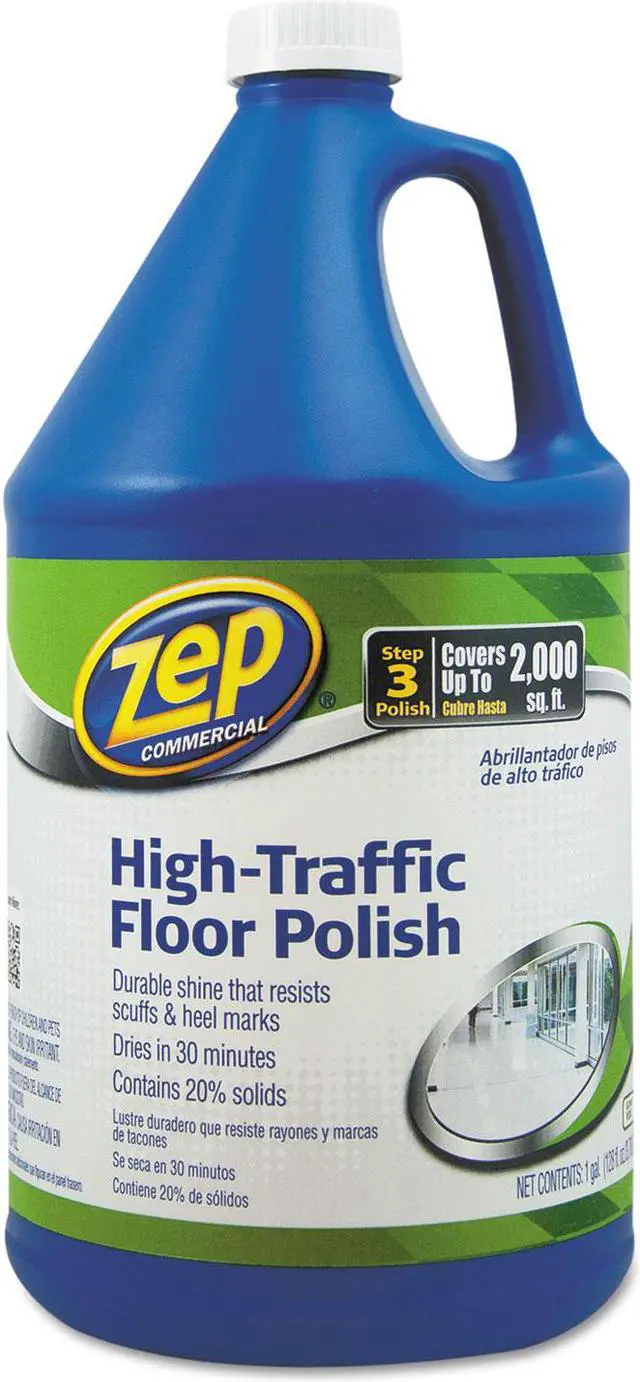 Alt view image 6 of 13 - Zep High Traffic Floor Polish 1 gal Bottle 1044999