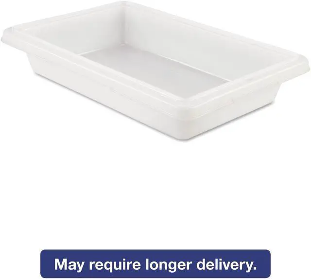 Main image of Food/tote Boxes, 2gal, 18w X 12d X 3 1/2h, White