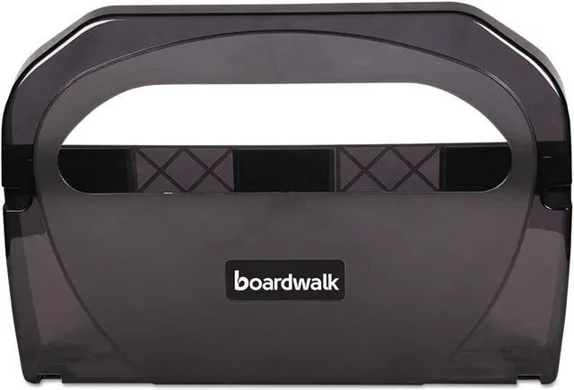 Alt view image 2 of 15 - Toilet Seat Cover Dispenser, Plastic, 17 1/4x3 1/8x11 3/4, Smoke Black, 10/Crtn BWKTS510SBBWEA