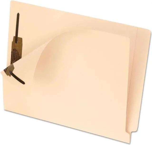 Main image of End Tab Fastener Folders, Two Fastener, Letter, Manila, 50/box