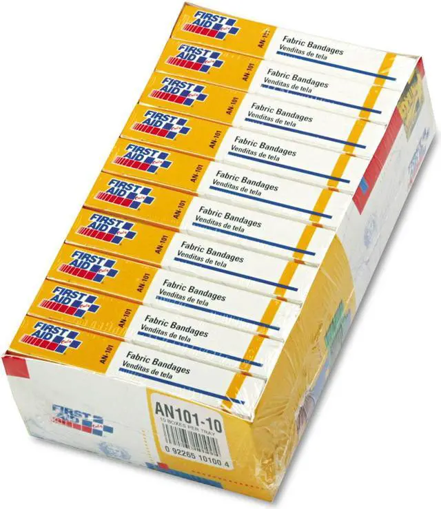 Alt view image 3 of 3 - First-Aid Refill Sling/tourniquet Triangular Bandages, 40" X 40" X 56", 10/pack