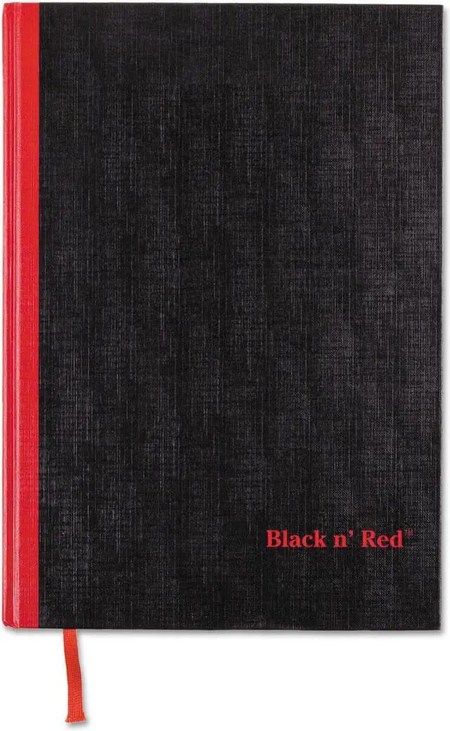 Alt view image 5 of 20 - Black n' Red Casebound Notebook Legal Rule 11 3/4 x 8 1/4 White 96 Sheets D66174