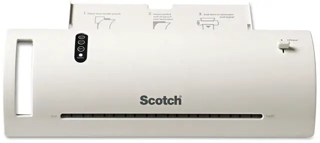 Alt view image 7 of 18 - Scotch Thermal Laminator Value Pack 9" W with 20 Letter Size Pouches TL902VP