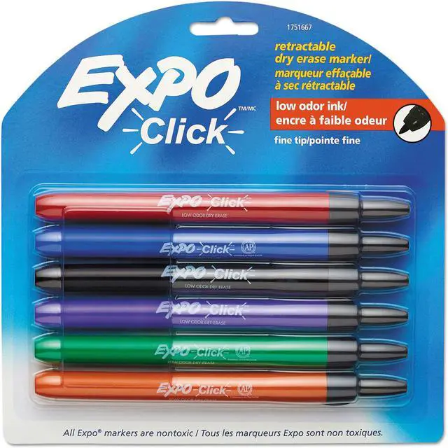 Alt view image 2 of 4 - Sanford Expo Click Retract Fine Pt Board Markers