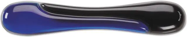 Alt view image 2 of 10 - Kensington Duo Gel Wave Mouse Pad Wrist Rest, Blue 62401