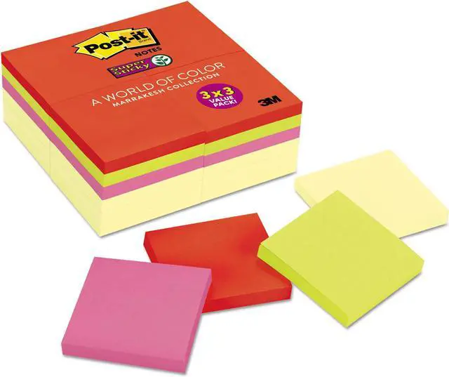 Alt view image 3 of 4 - Post-it Miami Collection Super Sticky Notes Value Pack