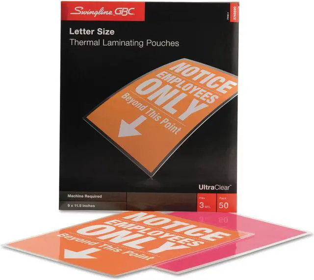 Alt view image 3 of 5 - GBC HeatSeal UltraClear Thermal Laminating Pouch