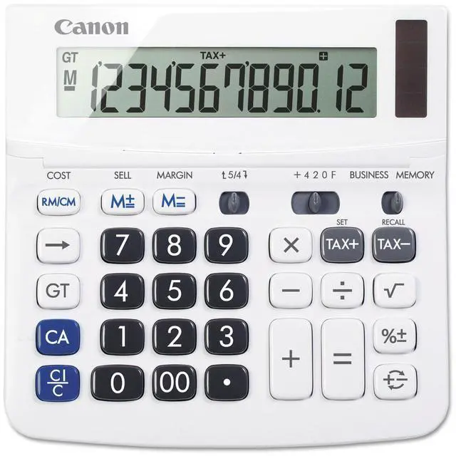Alt view image 5 of 20 - Canon TX-220TSII Portable Display Calculator 12-Digit LCD 0633C001