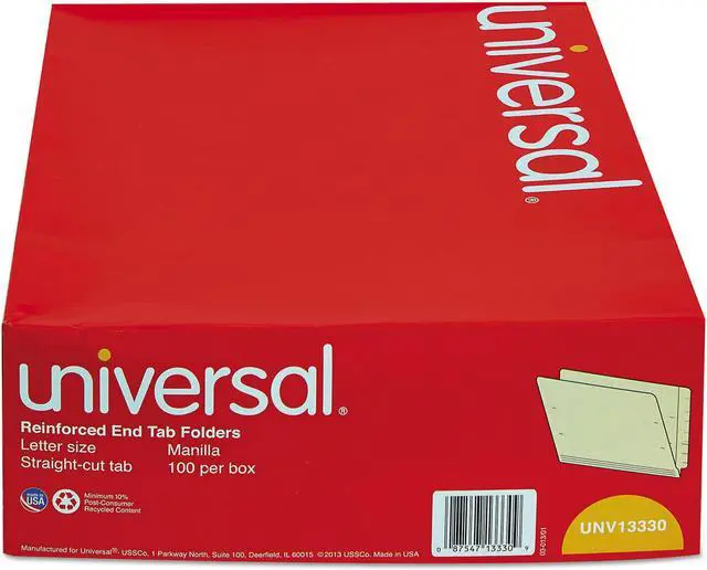 Main image of Manila Reinforced Shelf Folder, Letter, 100/box