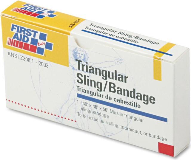 First-Aid Refill Sling/Tourniquet Triangular Bandages, 40 x 40 x 56, 10/Pack First-Aid Refill Sling/Tourniquet Triangular Bandages, 40 x 40 x 56, 10/Pack
