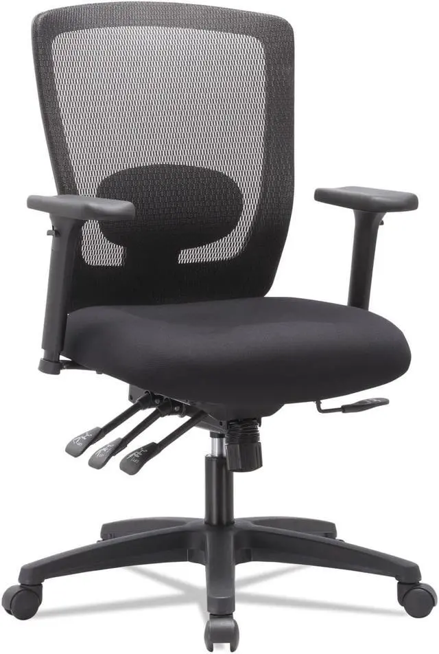 Alt view image 2 of 20 - Alera - HALE752 - Alera Envy Series Mesh Mid-Back Multifunction Chair, Black