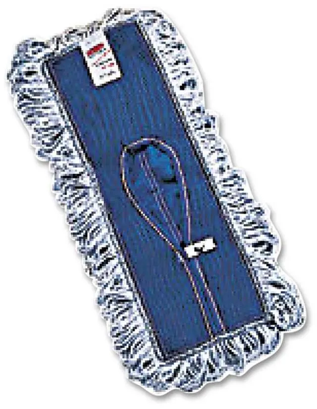 Alt view image 4 of 15 - Rubbermaid Commercial Finish System Replacement Mop Head 18 x 5 Rayon/Synthetic White E052