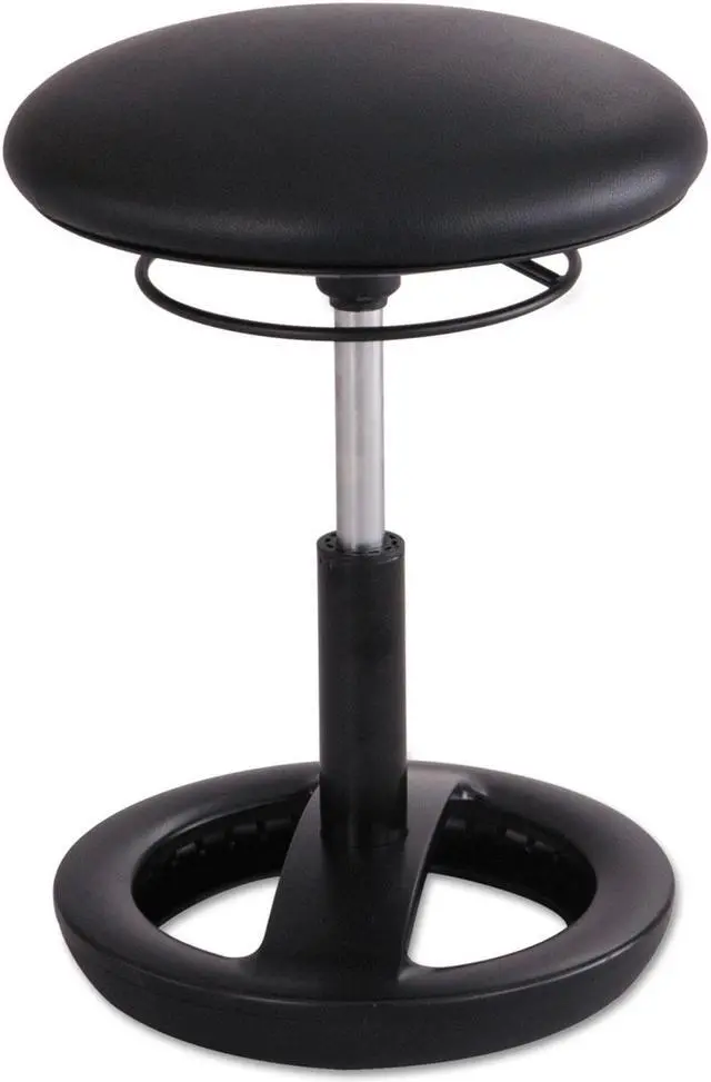 Main image of Twixt Desk Height Ergonomic Stool, 22 1/2" High, Black Vinyl
