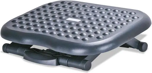 Main image of Alera Relaxing Adjustable Footrest 13 3/4w x 17 3/4d x 4 1/2 to 6 3/4h Black FS212