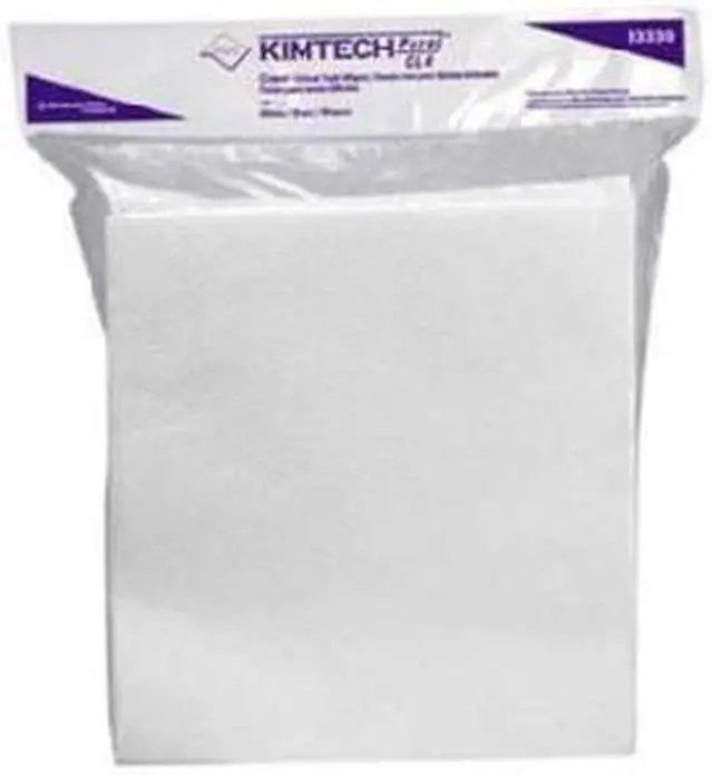 Alt view image 2 of 10 - KIMTECH PURE W4 Dry Wipers, Flat, 12 x 12, White, 100/Pack