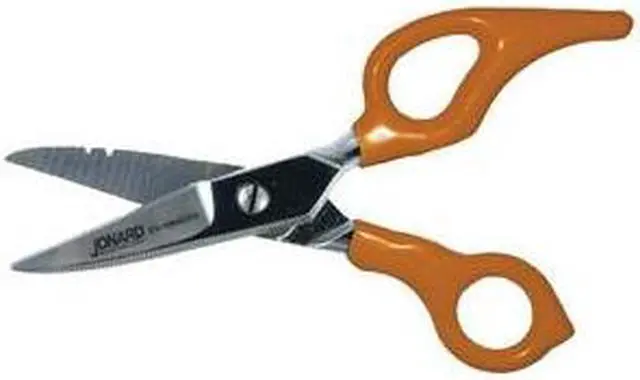 Alt view image 2 of 4 - JONARD TOOLS ES-1964ERG 6-1/4" Electricians Scissors, Serrated Cut, Right Hand