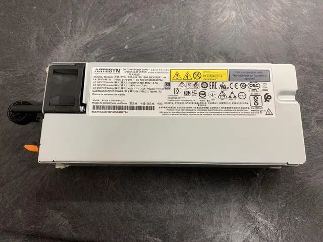 Main image of Lenovo RPS 1600W Platinum Hot Swap P/S ThinkSystem FRU 01PF097