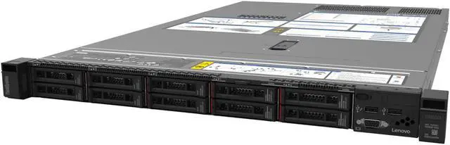 Main image of 7X02U73900 ThinkSystem SR630 1X GOLD 6240 PROC 4X 32GB 2.5 8 BAY 2X 480GB SSD 530-8I RAID 2X 750W PS