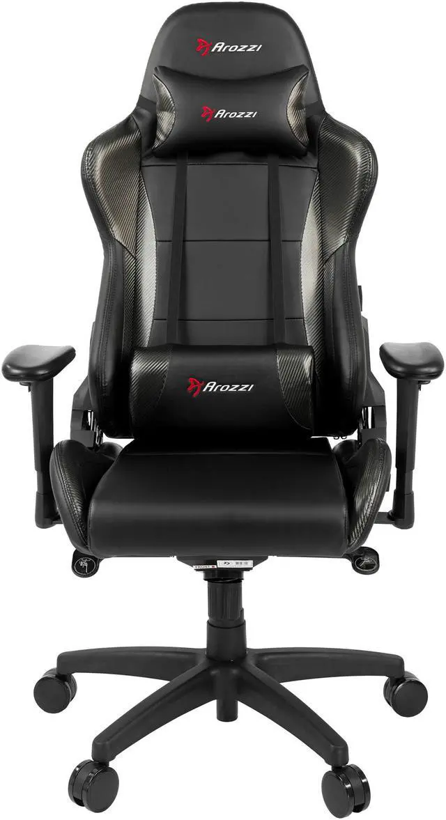 Alt view image 7 of 10 - Arozzi Verona Pro V2 Premium Racing Style Gaming Chair with High Backrest Black