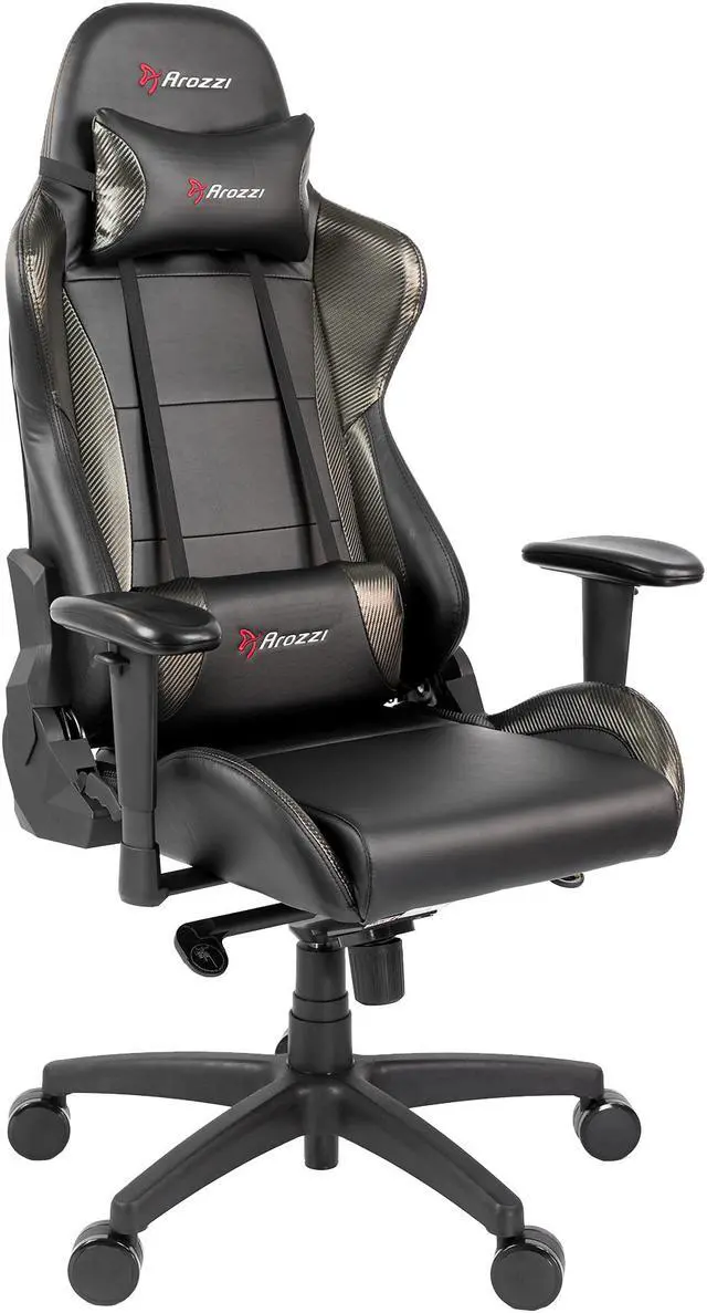 Alt view image 6 of 10 - Arozzi Verona Pro V2 Premium Racing Style Gaming Chair with High Backrest Black