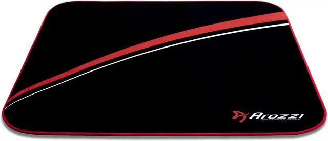 Alt view image 3 of 6 - Arozzi - Padded Office/Gaming Chair Floor Mat for Noise Dampening, Comfort, and Floor Protection - Red
