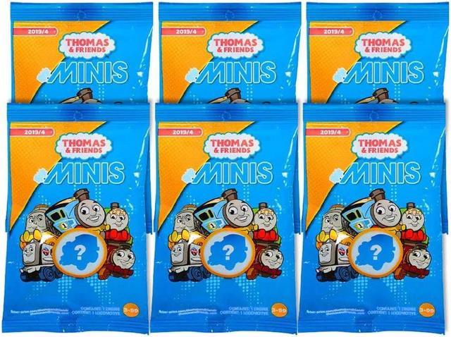 Fisher-Price Thomas & Friends Minis (Engines) Blind Bags Gift Set Party Bundle - 6 Pack Thomas The Train Blind Bags for Kids Party Favors Plus 2 My