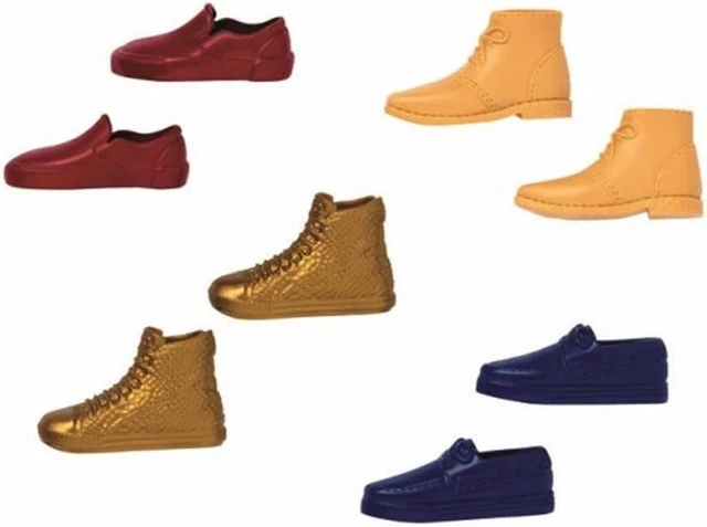 Alt view image 2 of 4 - Barbie Ken Men's Shoes Accessory Pack 4ct Doll Dress Up Footwear Mattel