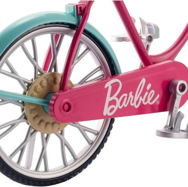 Alt view image 4 of 7 - Barbie Bicycle Basket Flowers Helmet Working Petals Playset Mattel