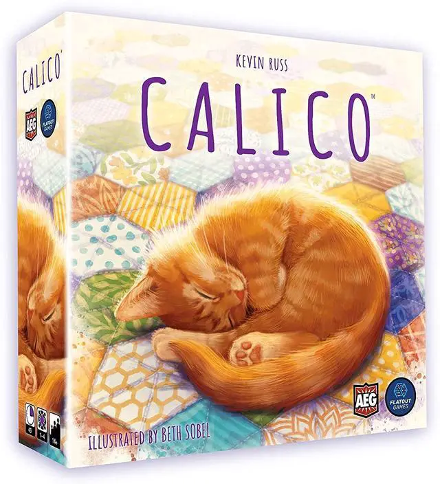 Alt view image 3 of 4 - Calico Puzzle Tile-Laying Quilts & Cats Interactive Family-Friendly Board Game Alderac Entertainment Group AEG6210