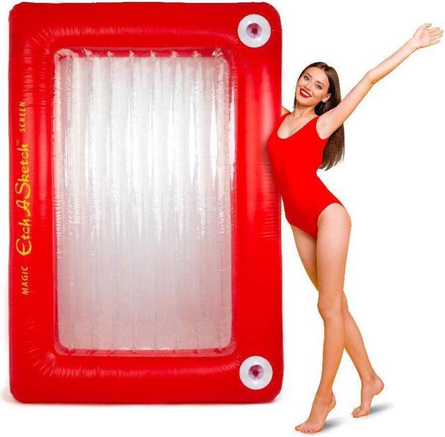 Etch-A-Sketch Jumbo Pool Float Giant Inflatable Swim Retro Lounge Raft Mighty Mojo