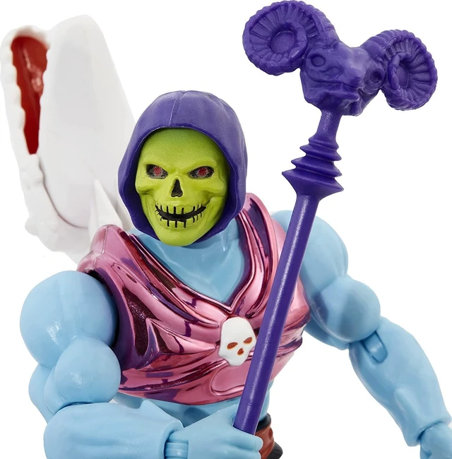 Alt view image 4 of 12 - Masters of the Universe Terror Claws Skeletor Retro 80s Evil Claw-Swinging Figure Set Mattel