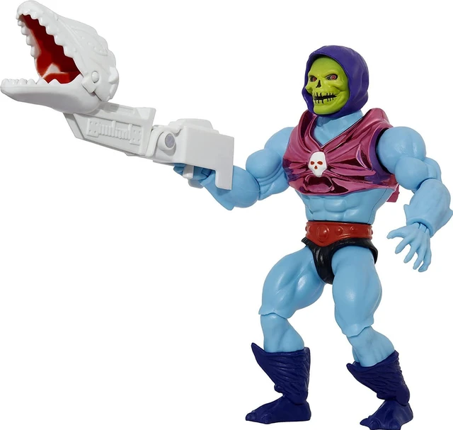 Alt view image 6 of 12 - Masters of the Universe Terror Claws Skeletor Retro 80s Evil Claw-Swinging Figure Set Mattel
