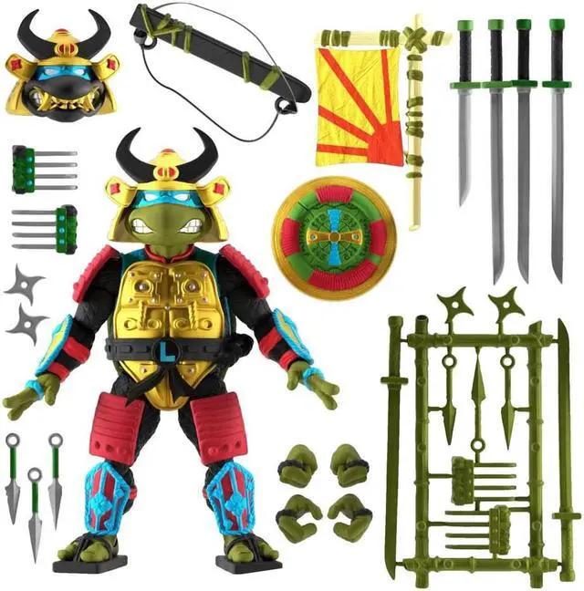Main image of TMNT Ultimates Leo The Sewer Samurai Teenage Mutant Ninja Turtles Wave 5 Figure 7" Super7