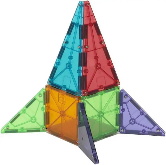 Alt view image 4 of 6 - Magna-Tiles Clear Colors 32 piece set