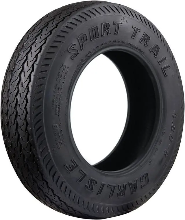 Alt view image 6 of 10 - 20.5X8.00-10 / 12 Ply Carlisle Sport Trail Trailer Tire (1)