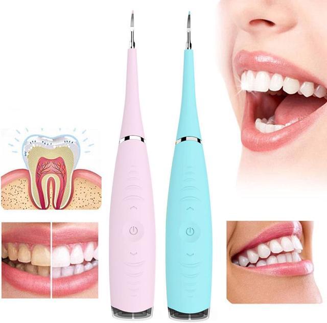 Alt view image 5 of 7 - Electric Dental CalculRemover Scraper Plaque Tartar Teeth Cleaning Tools - axGear