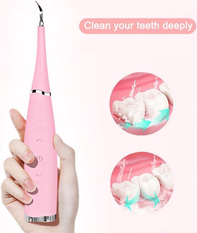 Alt view image 6 of 7 - Electric Dental CalculRemover Scraper Plaque Tartar Teeth Cleaning Tools - axGear
