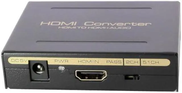 Alt view image 3 of 7 - axGear HDMI Audio Extractor Spliter HDMI to RCA Composite Optical Audio