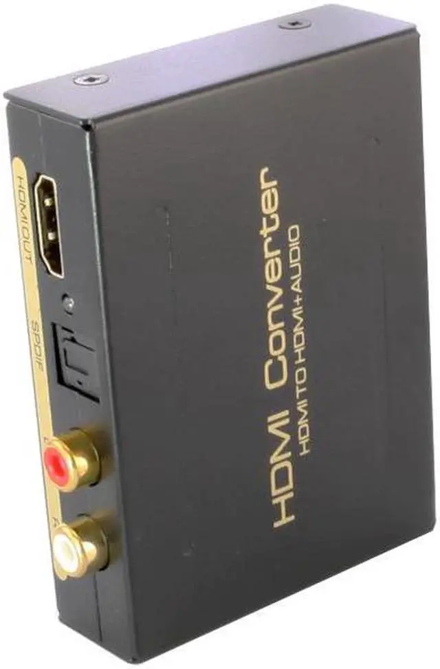 Alt view image 5 of 7 - axGear HDMI Audio Extractor Spliter HDMI to RCA Composite Optical Audio