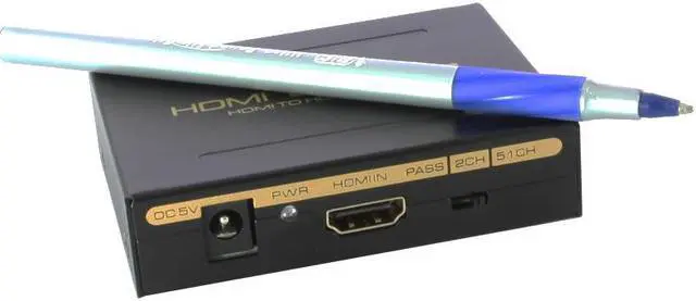 Alt view image 7 of 7 - axGear HDMI Audio Extractor Spliter HDMI to RCA Composite Optical Audio
