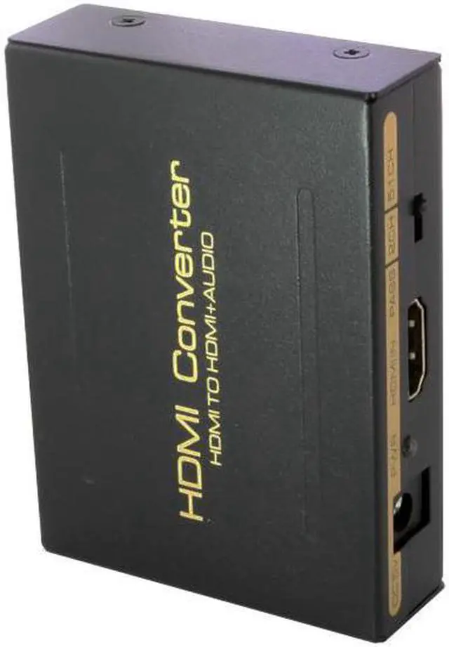 Alt view image 2 of 7 - axGear HDMI Audio Extractor Spliter HDMI to RCA Composite Optical Audio