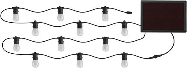 Main image of 30 Ft 12 Socket LED String Lights