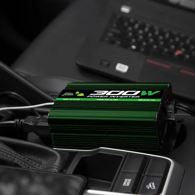 Alt view image 3 of 4 - 300-Watt Portable Power  Inverter