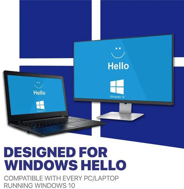 Alt view image 3 of 6 - TNP Nano USB Fingerprint Reader for Windows 10 Hello - Security Key Biometric Scanner Sensor Dongle Module for Instant Acess, Password-Free Login, Sign-in, Lock, Unlock PC & Laptops