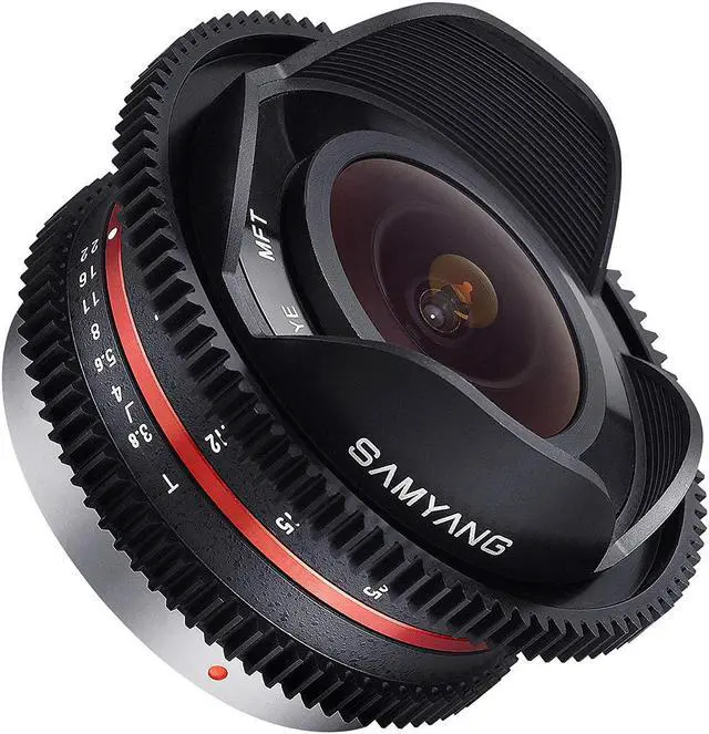 Alt view image 8 of 13 - Samyang Cine SYCV75MFT 7.5mm T3.8 Cine Fisheye Lens for Olympus/Panasonic Mic...